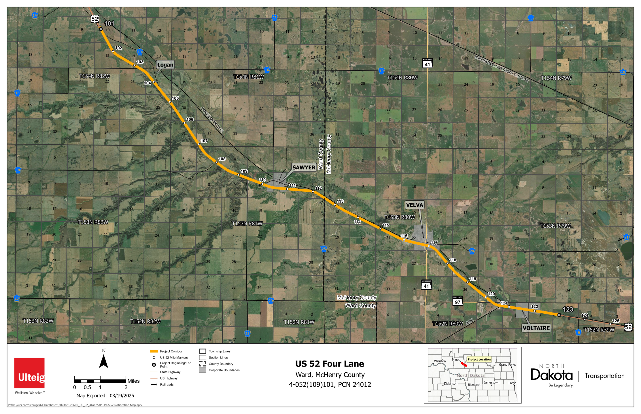 Project area map. 