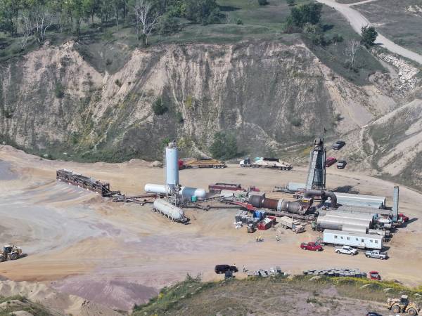 NDDOT gravel pit in Hankinson, ND. 