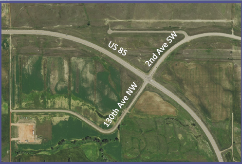 map showing project location