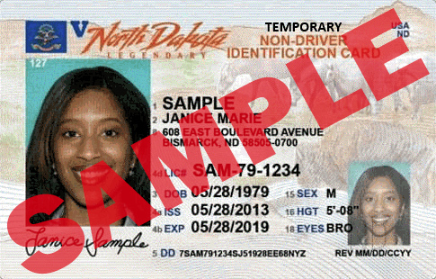 Temporary Non-driver Identification Card Prior to Aug 2023