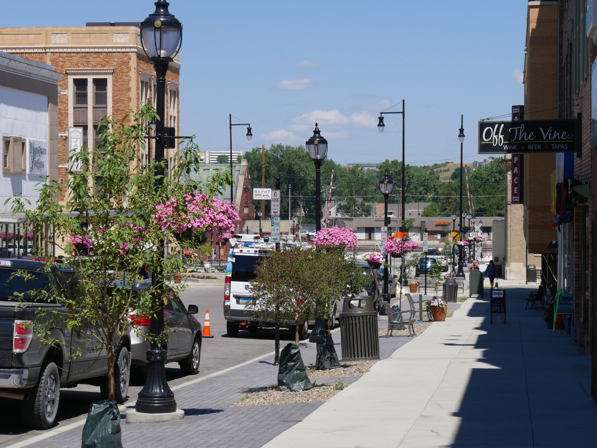 Sidewalk in Minot