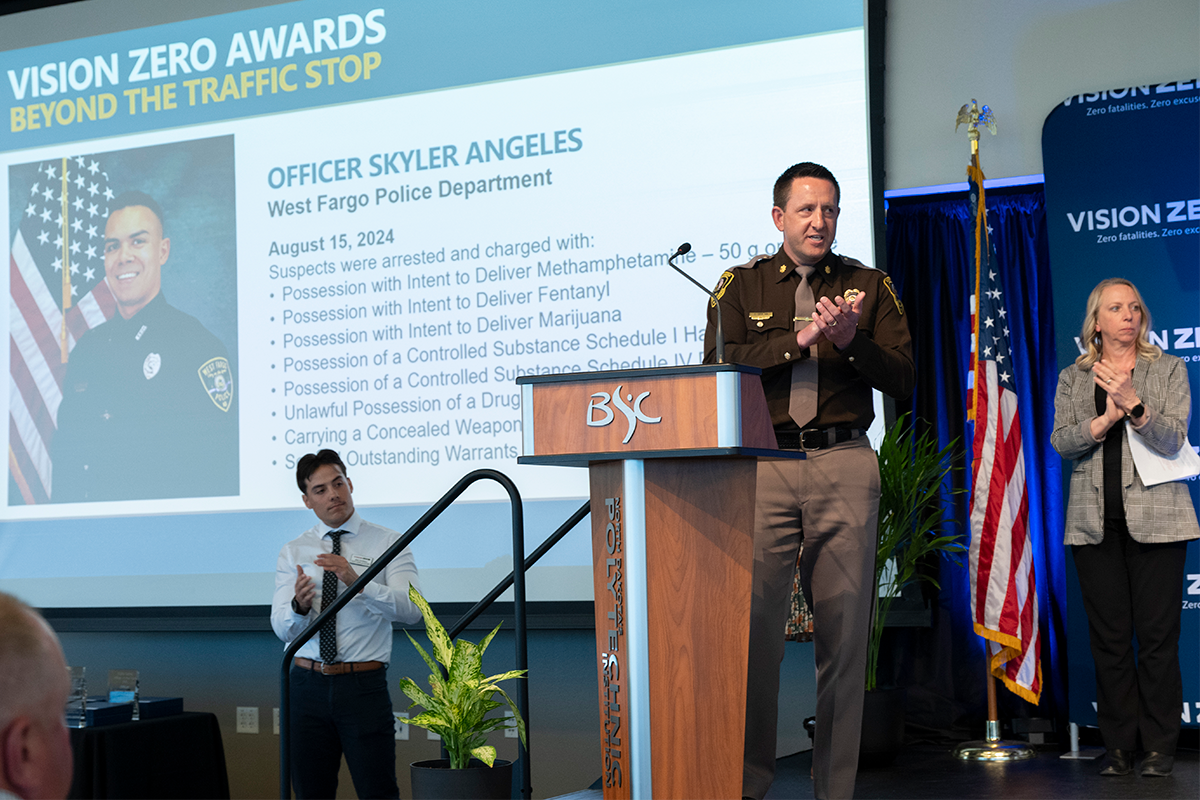 Safety Award presentation at the Vision Zero Partner Conference