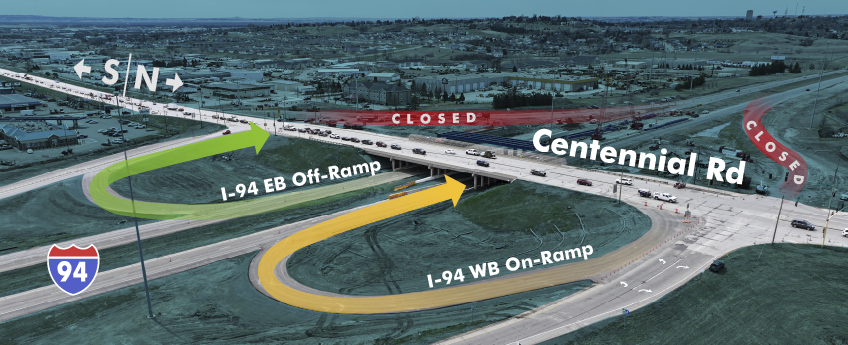 I-94 (Exit 161) Temporary Loop Traffic Pattern