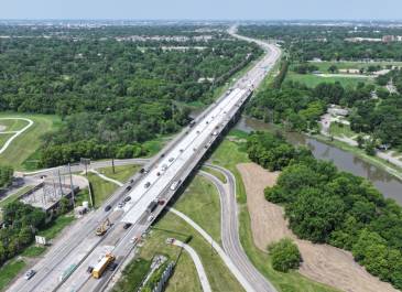 June '25 Aerial view of I-94/Red River Project 