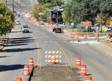 Oct. 2025: Ongoing Medora city center work.