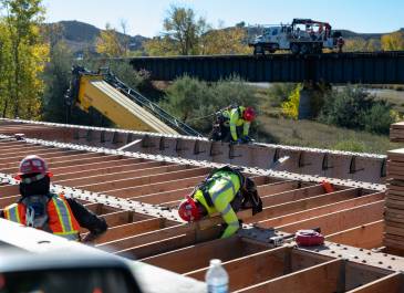 Oct. 2025: Bridge work at Medora Business Loop and City Section project. 