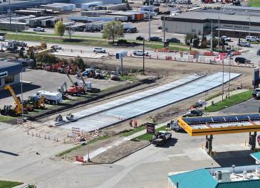 Oct. 2025: Miriam Ave paving, Bismarck.