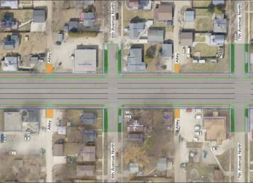 4th Ave N to 8th Ave N - Design concept for Fourth Avenue North to Eighth Avenue North.