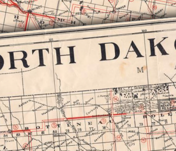 Home NDDOT 100 Year North Dakota Highway Map Banner 
