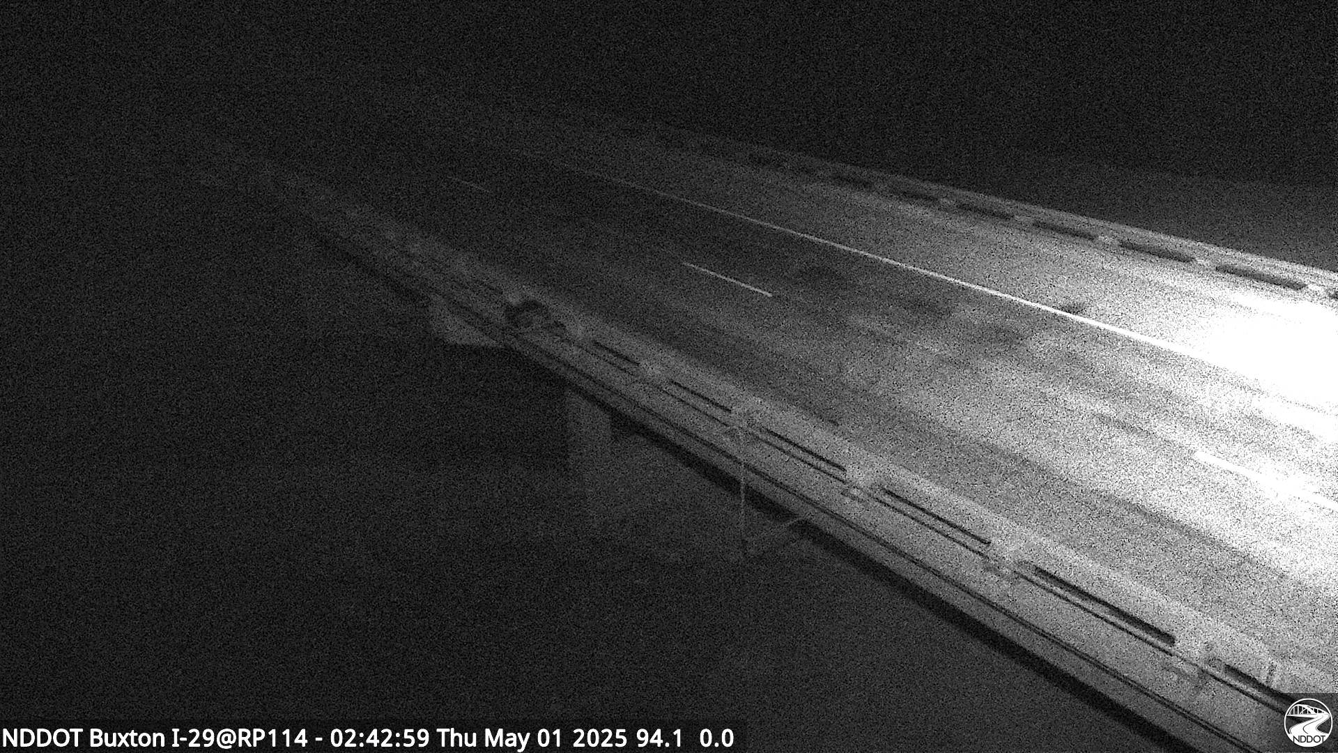 Buxton - Pavement Northbound (I 29 MP 114) - NDDOT