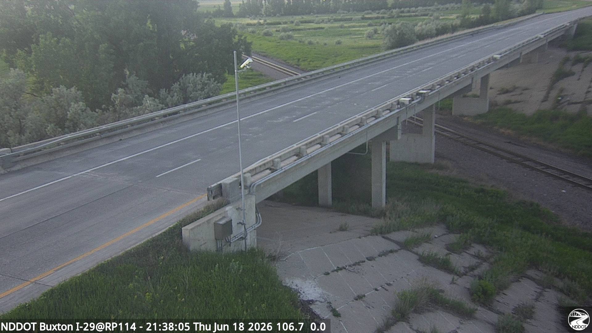 Buxton - Southbound Bridge (I 29 MP 114) - NDDOT