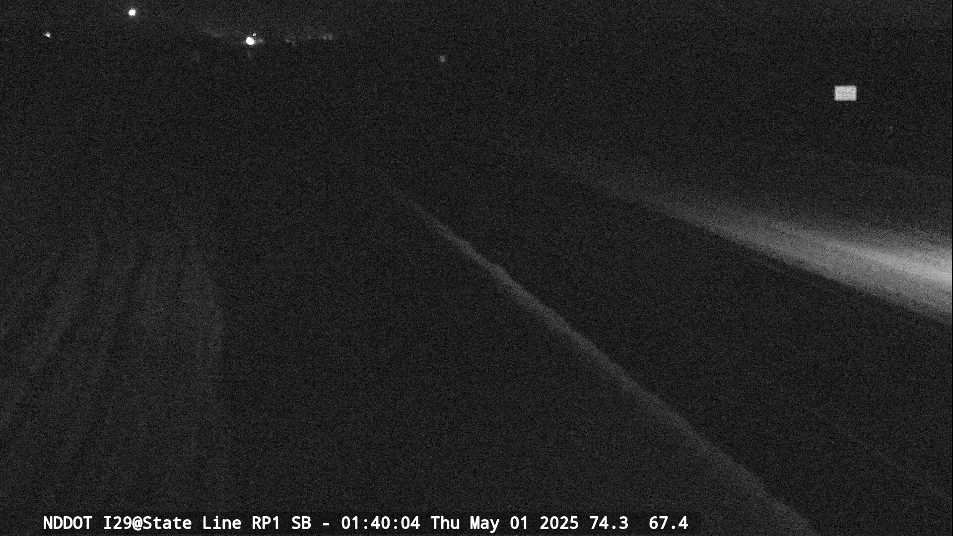 Traffic Cam I-29 S (MP: 1.000) SD State Line SB - North