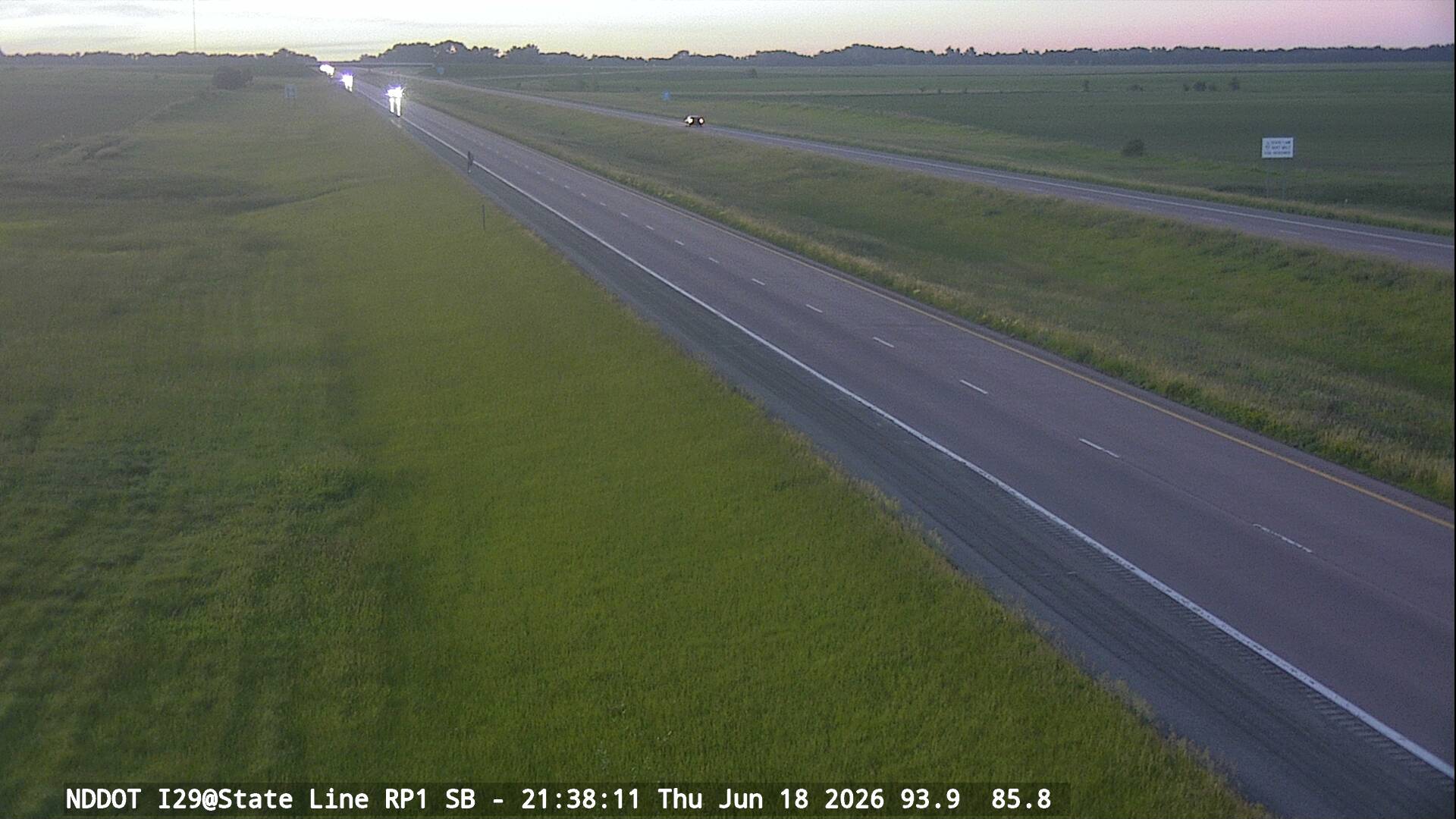 SD State Line SB - North (I 29 MP 1) - NDDOT