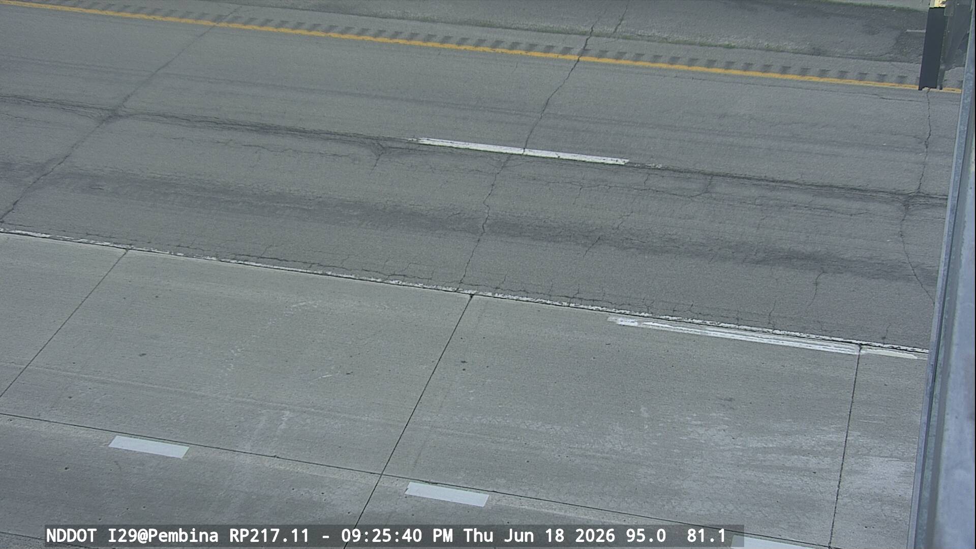Pembina Port of Entry NB - Pavement (I 29 MP 217) - NDDOT