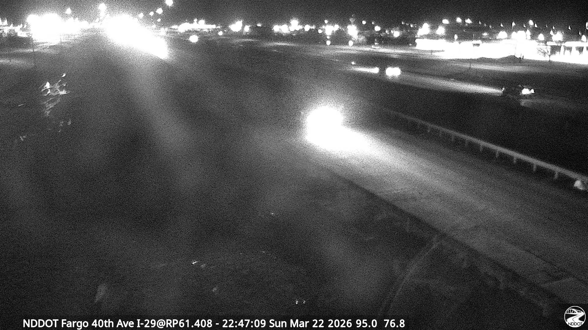 Fargo - North (I 29 MP 61.408) live webcam