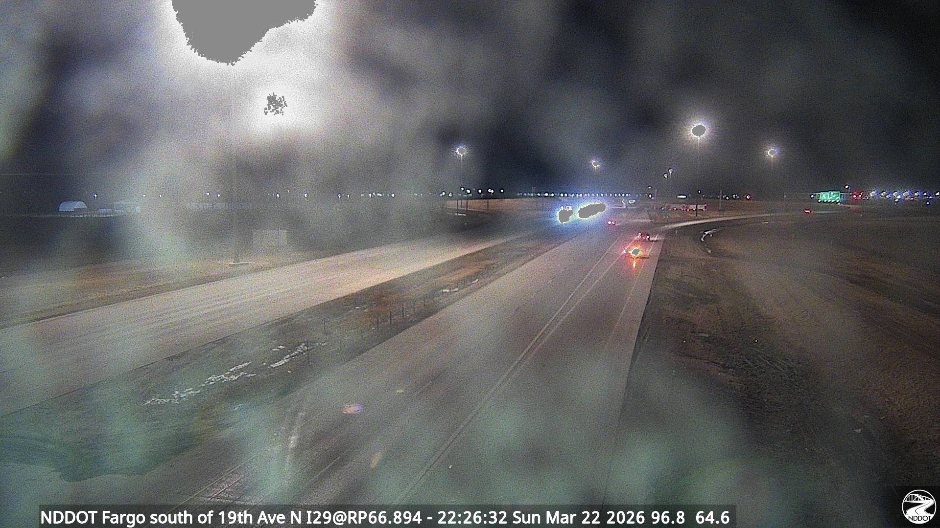 Fargo - North (I 29 MP 66.894) live webcam