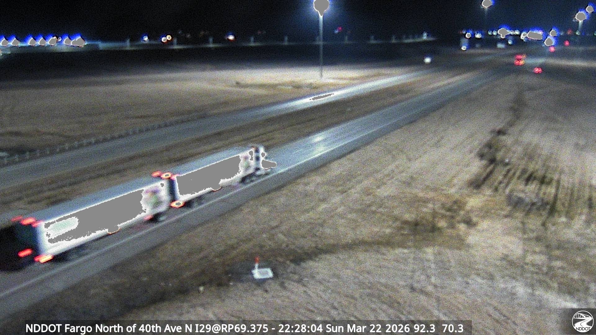 Fargo 40th Ave - North (I 29 MP 69.375) live webcam