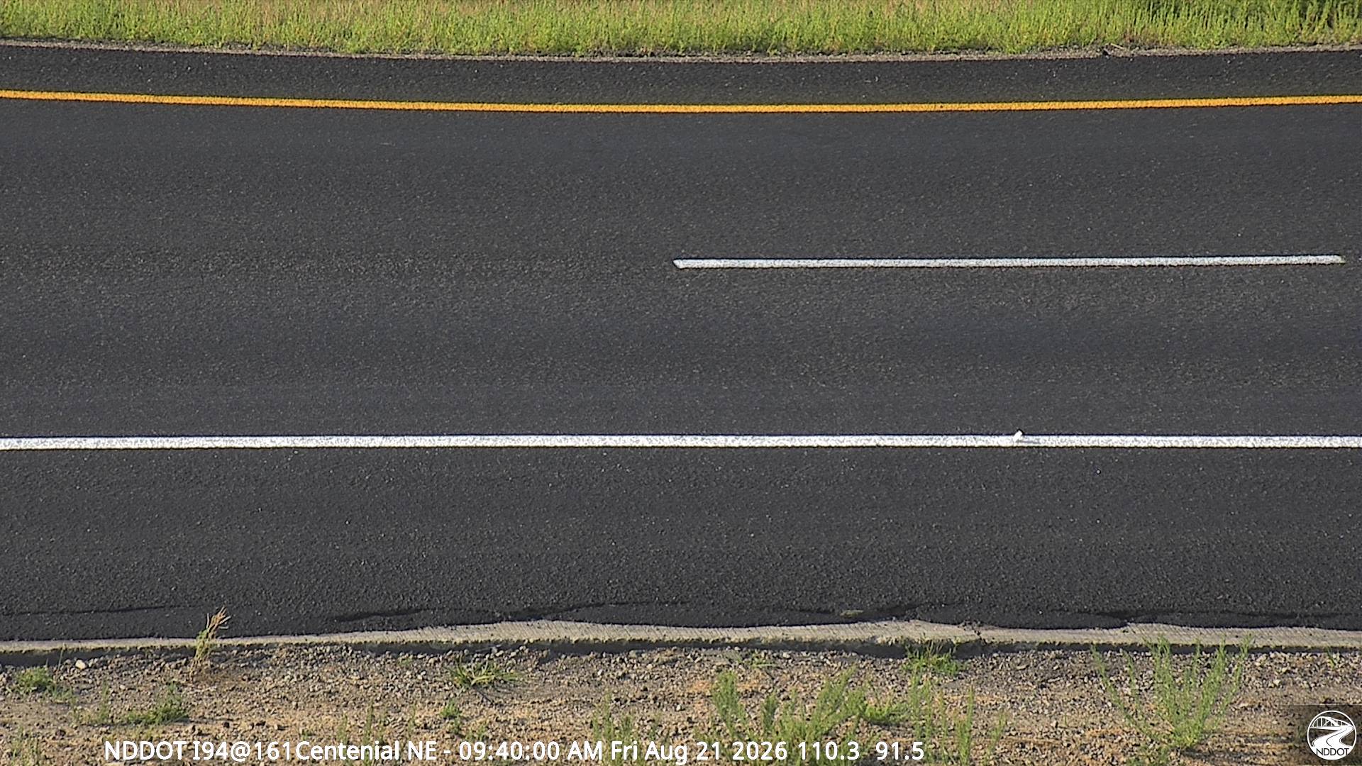 Webcam view of I-94 at Centennial Road in Bismarck, North Dakota