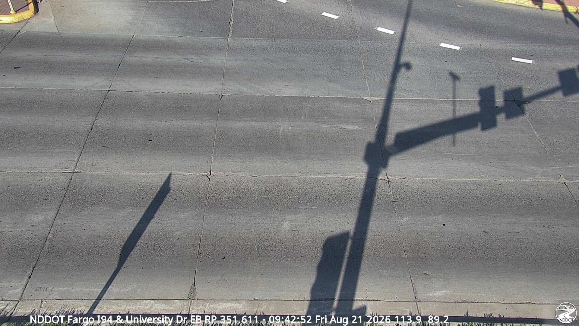 Webcam view of I-94 at University Drive in Fargo, North Dakota