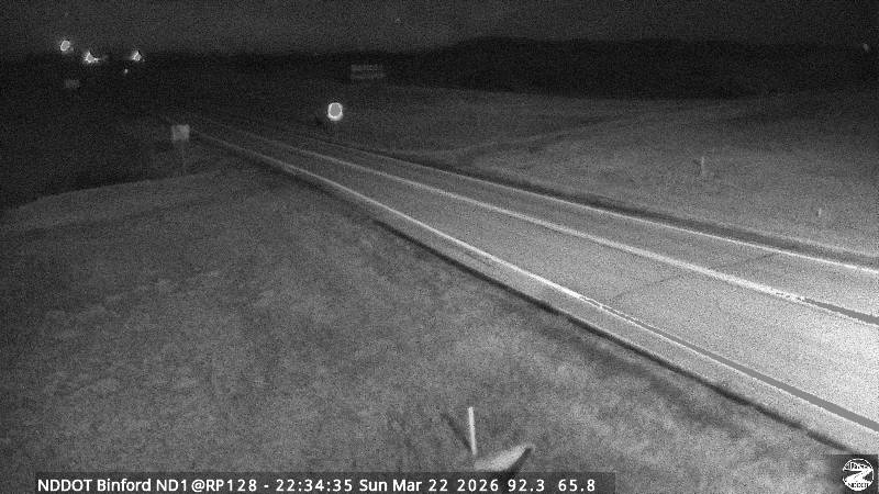Binford - North (ND 1 & ND 65 Interchange) live webcam