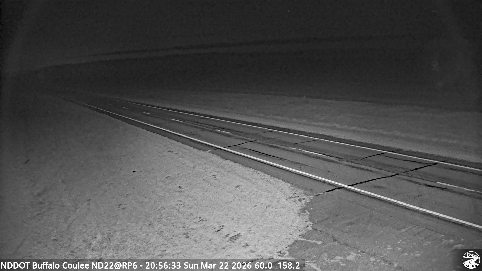 Buffalo Coulee - North (ND 22 MP 6.26) live webcam