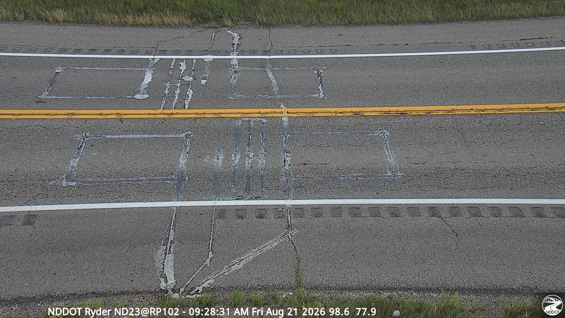 ND-23 Webcam in Ryder, North Dakota at milepost 102