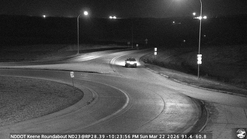 Keene Roundabout - West (ND 23 MP 28.39) live webcam