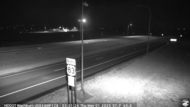 Washburn - West (US 83 MP 128.07) - NDDOT
