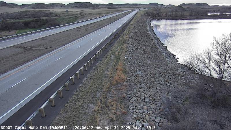 Traffic Cam I-94 W (MP: 11.340) Camel Hump - West