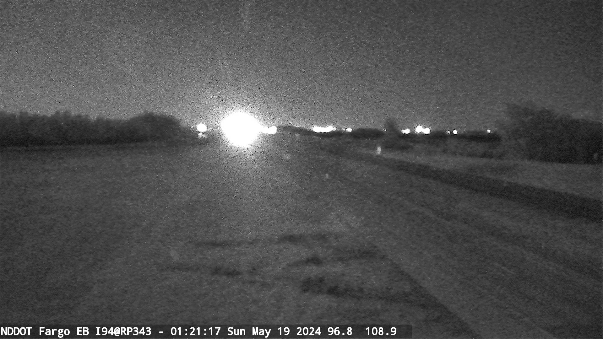 Traffic Cam I-94 E (MP: 342.800) West Fargo East Bound - West