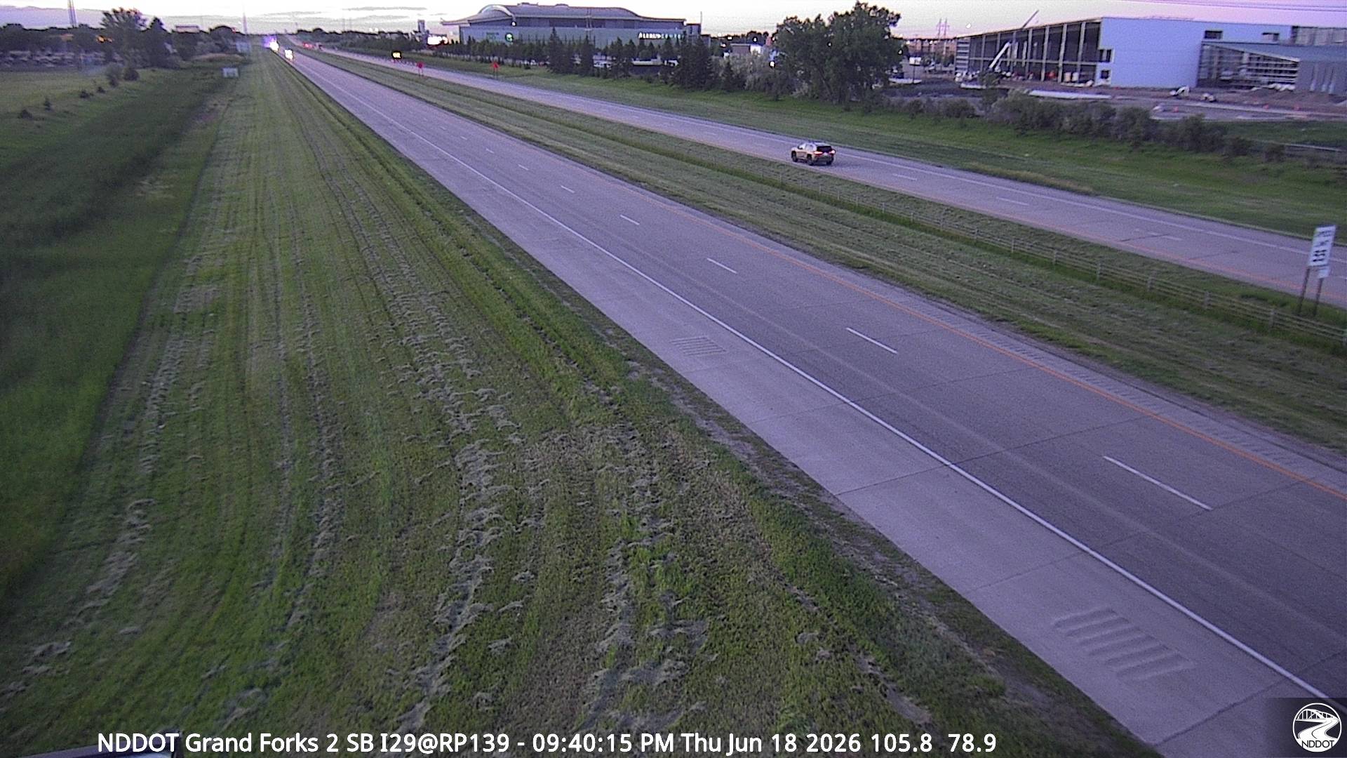 Grand Forks South Bound - North (I 29 MP 139.18) - NDDOT