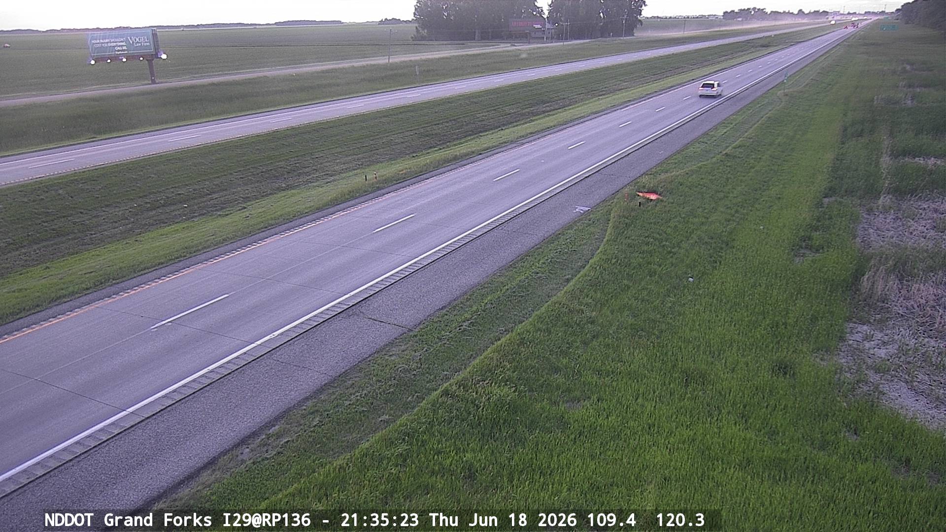 Grand Forks North Bound - North (I 29 MP 135.9) - NDDOT