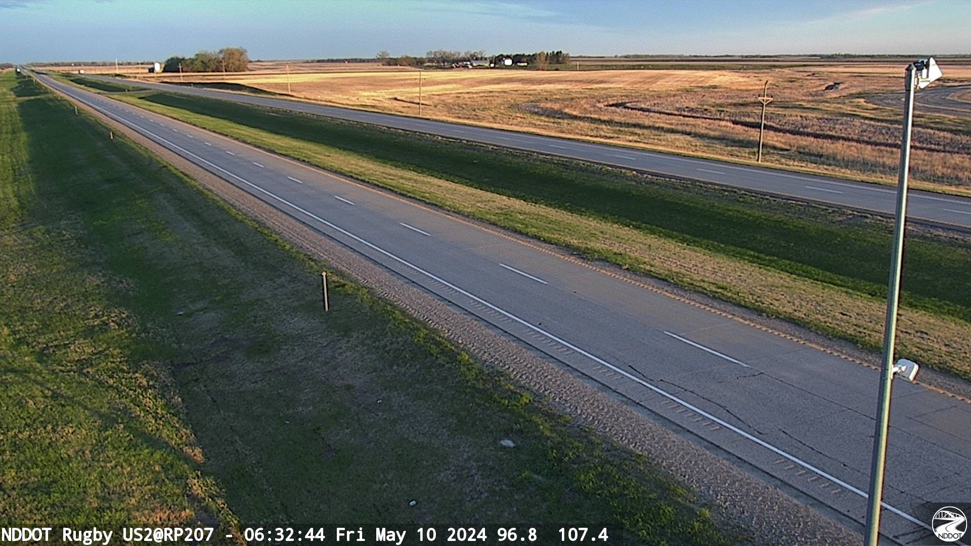 Rugby - West (US 2 MP 207.3) - NDDOT